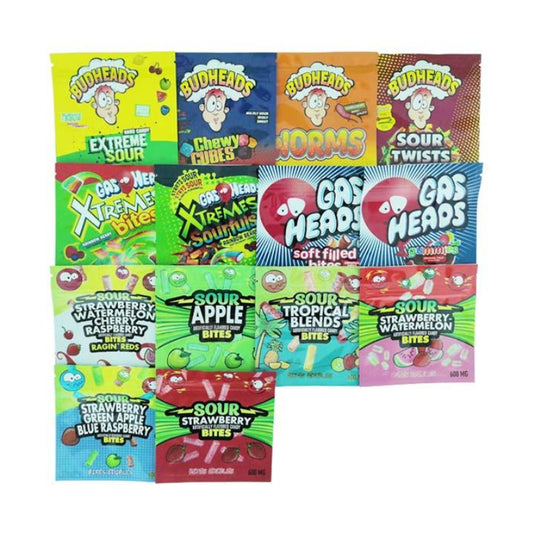 CHARACTER SMELL PROOF MYLAR GUMMY BAG - PACK OF 100