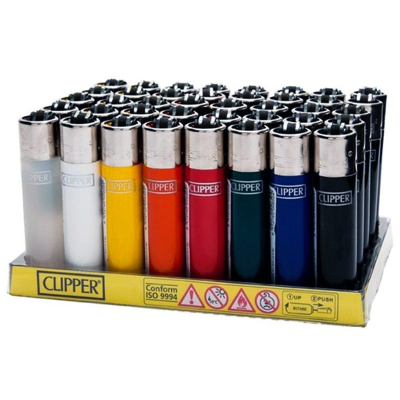Clipper Lighter Assorted Colors - 48ct