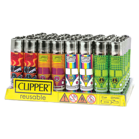 Clipper Lighter Hippie 11 Pattern - 48CT