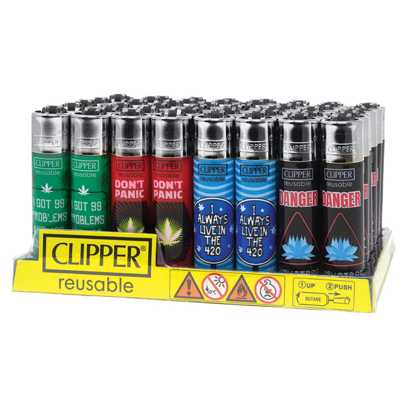 Clipper Lighter Leafs 16 Pattern - 48ct