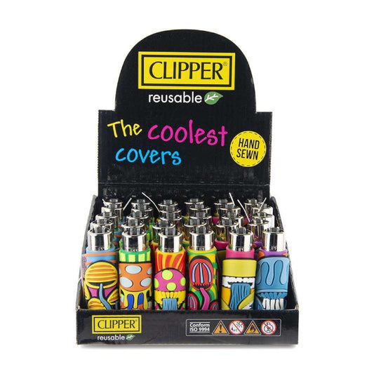 Clipper Lighter Display - 30ct - Pop Mushroom 2