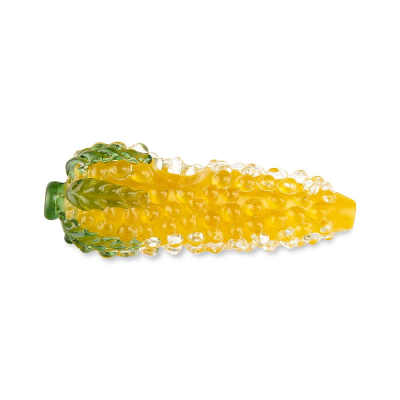 Custom Glass Hand Pipe - 5" - Corn on the Cob