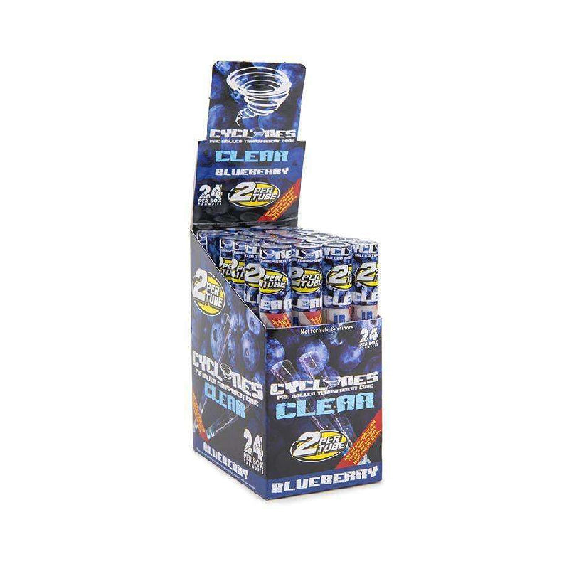 Cyclone Clear Blueberry - 24 ct