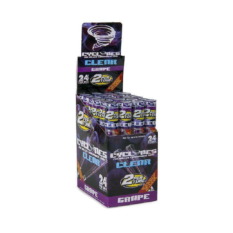 Cyclone Clear Grape - 24 ct