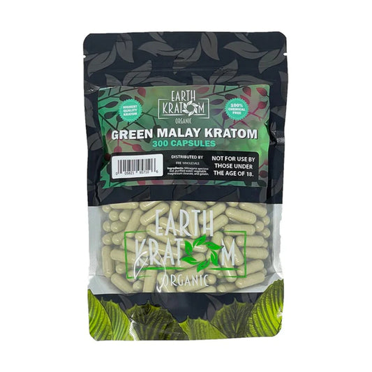 EARTH KRATOM 300 GREEN MALAY