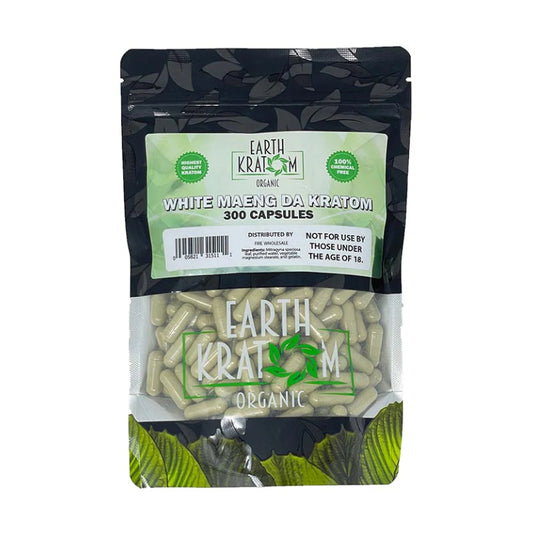 EARTH KRATOM 300 WHITE MAENG DA
