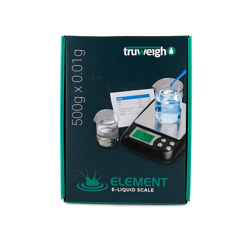Truweigh Element DIY E-Liquid Scale - 500g - Black x 0.01g