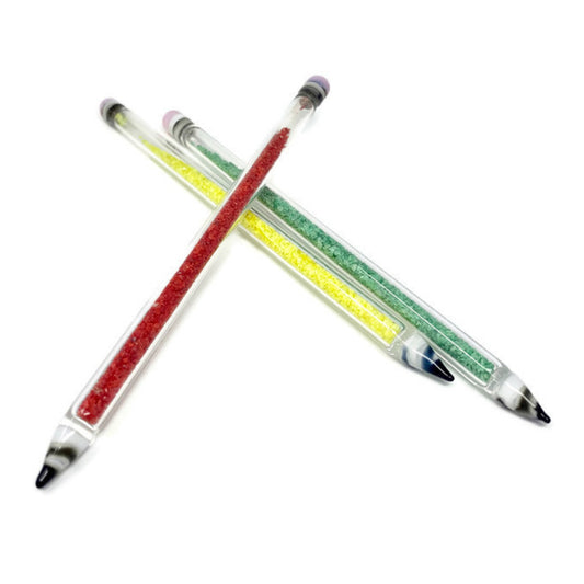 GLASS DABBER GLITTER PENCIL 15CT JAR