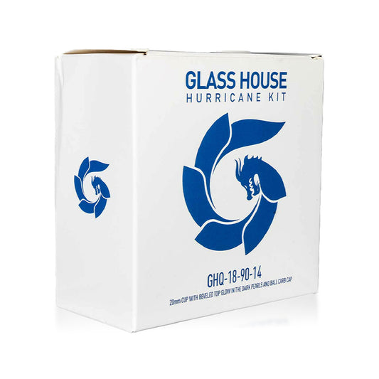 GLASS HOUSE HURRICANE QUARTZ