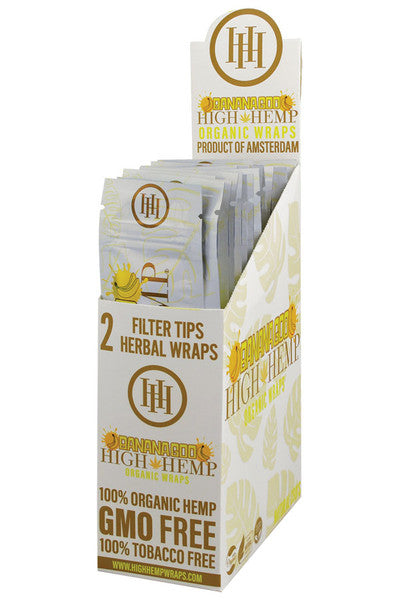 High Hemp Wraps - Banana Goo 25CT