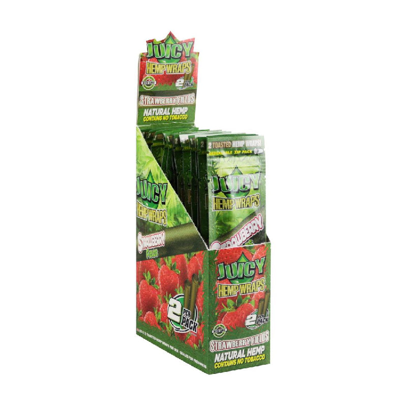 Juicy Jays Hemp Wraps Strawberry - 25ct