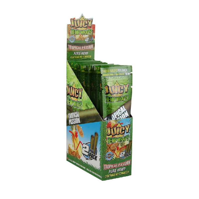 Juicy Jays Hemp Wraps Tropical Passion - 25ct