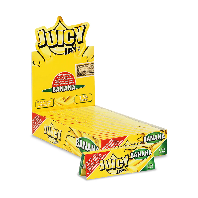 Juicy Jays Papers - 1 1/4 - Banana - 24ct