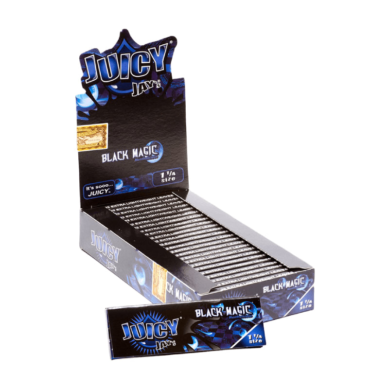 Juicy Jays Papers - 1 1/4 - Black Magic - 24ct