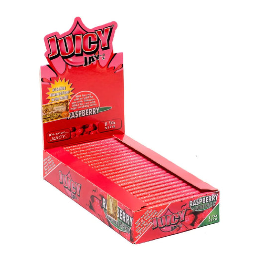 Juicy Jays Papers - 1 1/4 - Raspberry - 24ct