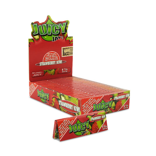 Juicy Jays Papers - 1 1/4 - Strawberry Kiwi - 24ct