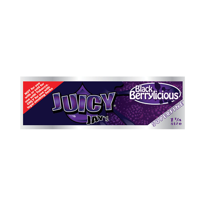 Juicy Jays Super Fine Papers - 1 1/4 - Blackberrylicious - 24ct