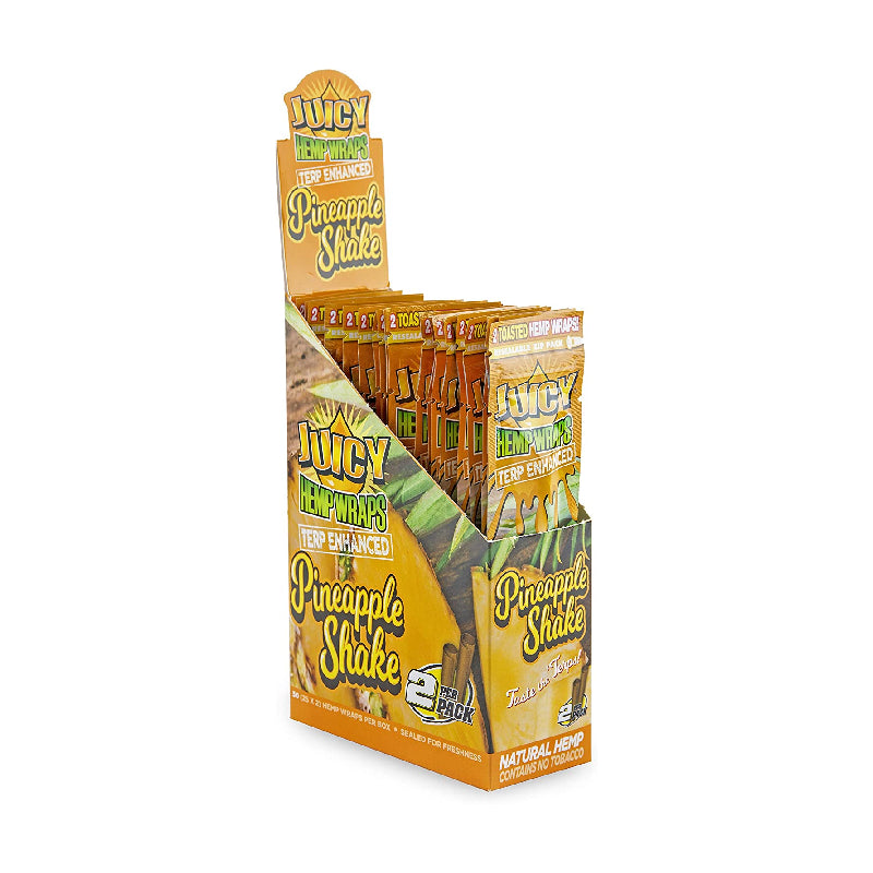 Juicy Jays Terp Infused Hemp Wraps - 2pk - Pineapple Shake -