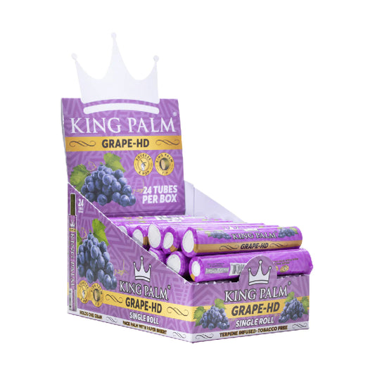 KING PALM WRAPS-SINGLE ROLL-MINI SIZE- GRAPE-HD