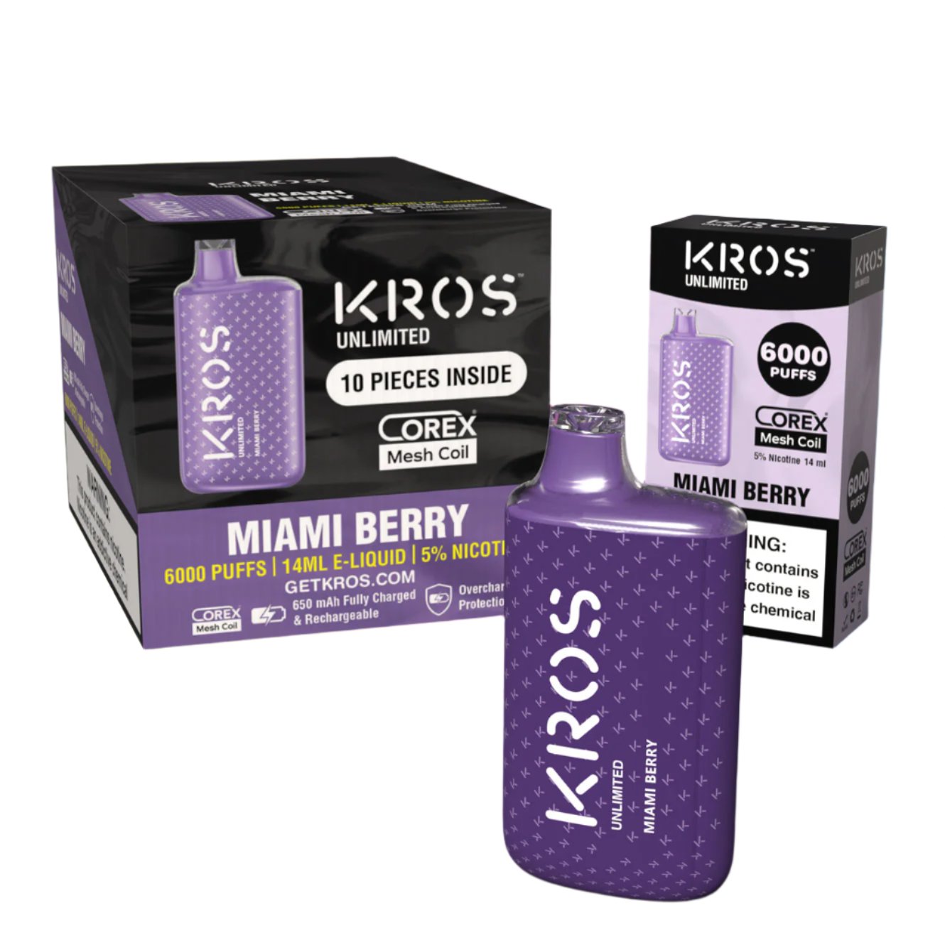 KROS Unlimited 6000 5% - 14mL 10ct