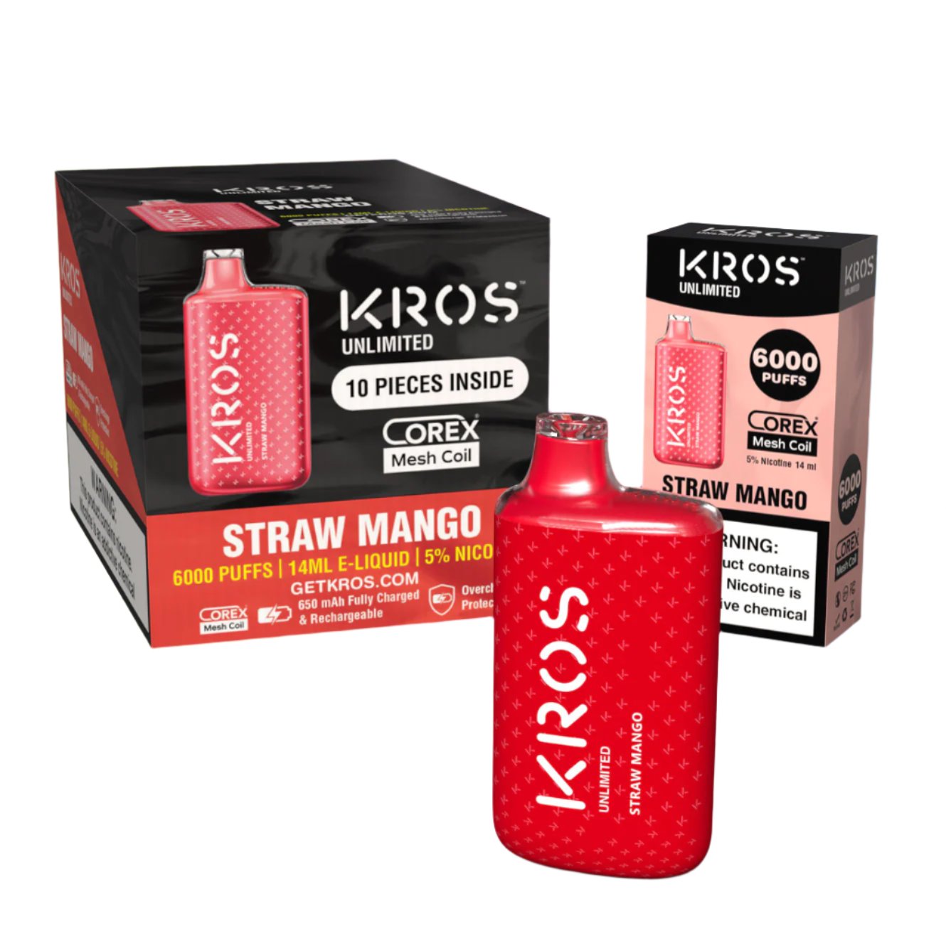 KROS Unlimited 6000 5% - 14mL 10ct