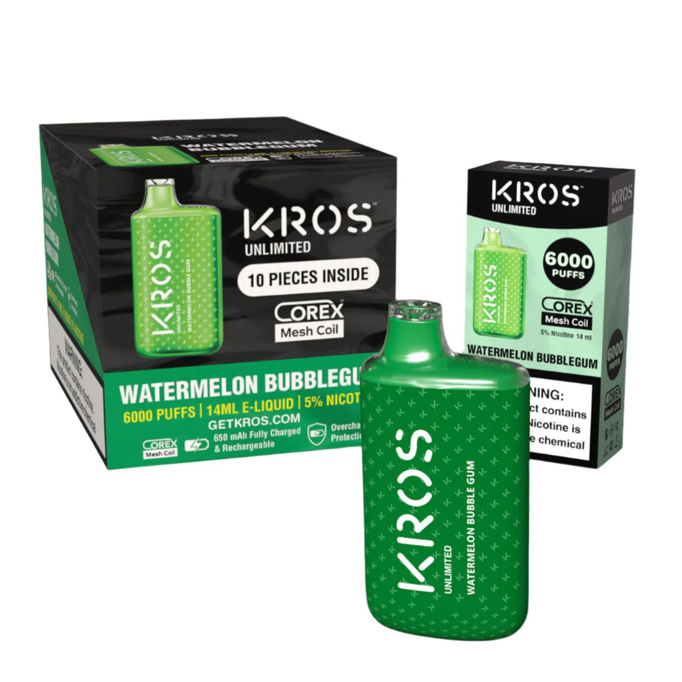 KROS Unlimited 6000 5% - 14mL 10ct