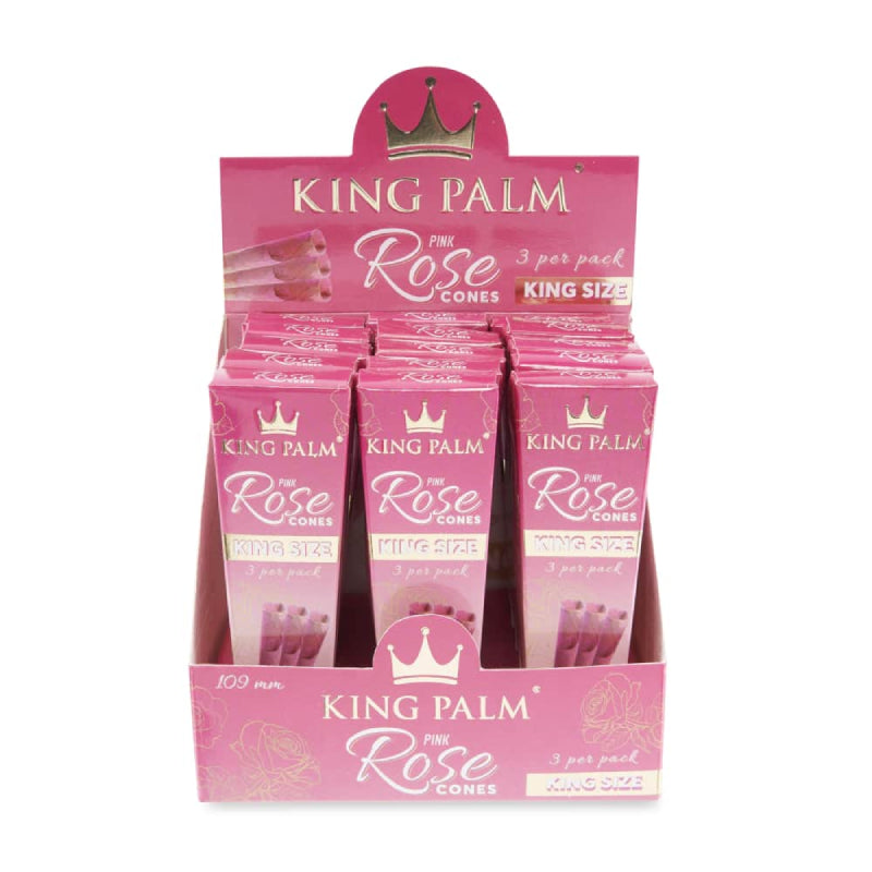 King Palm Cones - Pink Rose - King Size - 3pk

- 15ct