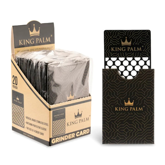 King Palm Grinder Card Display - 20ct