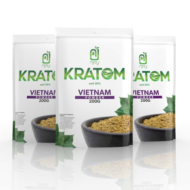 NJOY KRATOM 200GM VIETNAM POWDER BAG