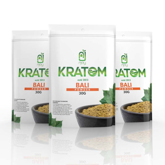 SALE! NJOY KRATOM 30GM BALI POWDER BAG