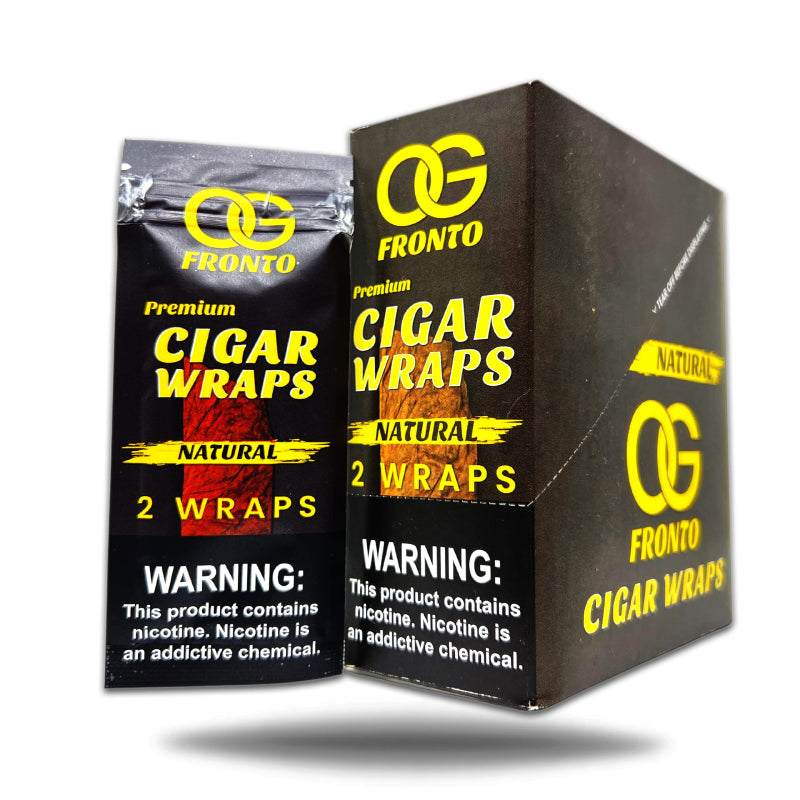 OG FRONTO CIGAR WRAPS 2CT PACK - BOX OF 25