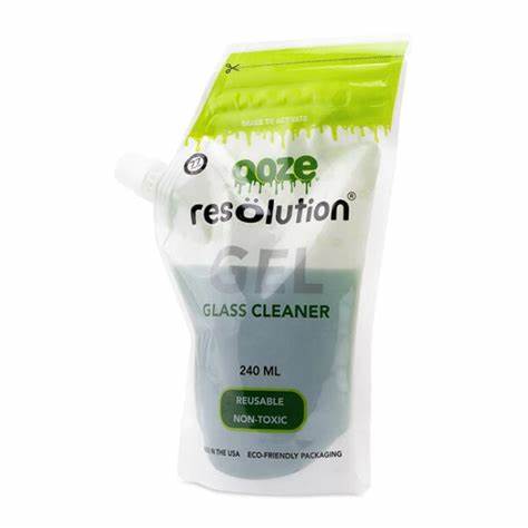 Ooze Resolution Gel Glass Cleaner - 240ml - Green