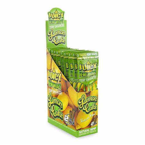 Juicy Jays Terp Hemp Wraps - Lemon Cake 25ct