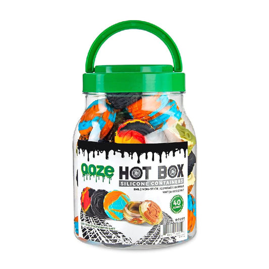 Ooze Hot Box Silicone Containers Display - 40ct