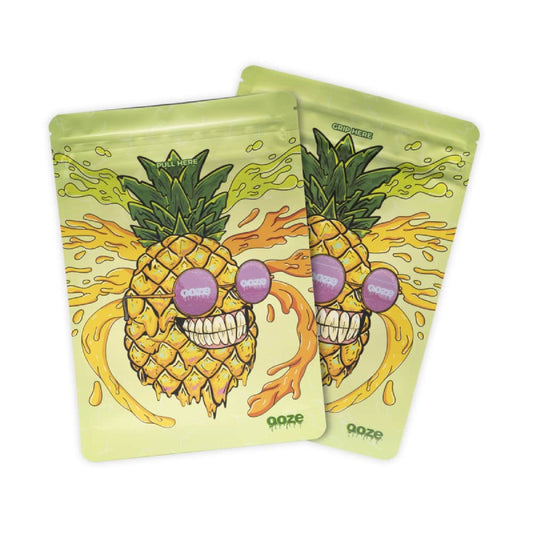 Ooze Mylar Bag - Mr. Pineapple - 1oz - 10pk - 12ct