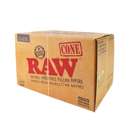 Raw Classic 1 1/4 Cones - 1000ct