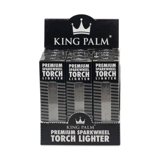 King Palm Sparkwheel Torch Diplay - 12ct