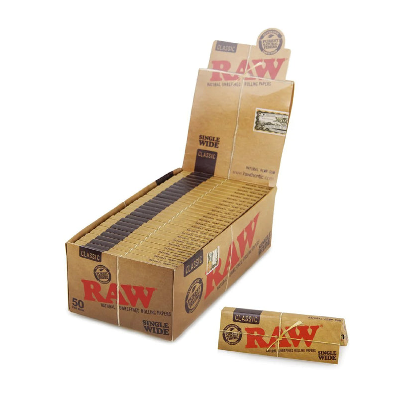 Raw Classic Single Wide Double Pack- 50ct