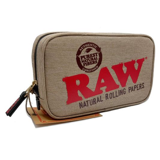 Raw Smell Proof Smokers Pouch - Medium