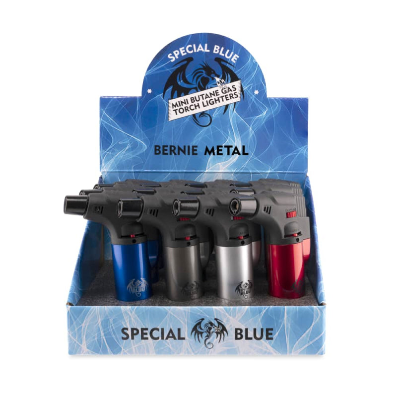 Special Blue Bernie Lighter Display - 12ct - Metal