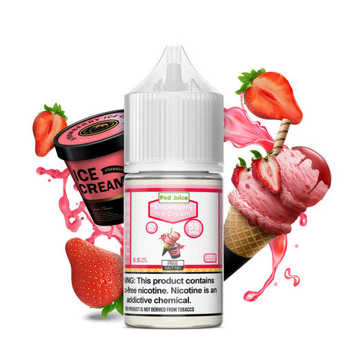 POD Juice Salt-Nic - Strawberry Ice Cream