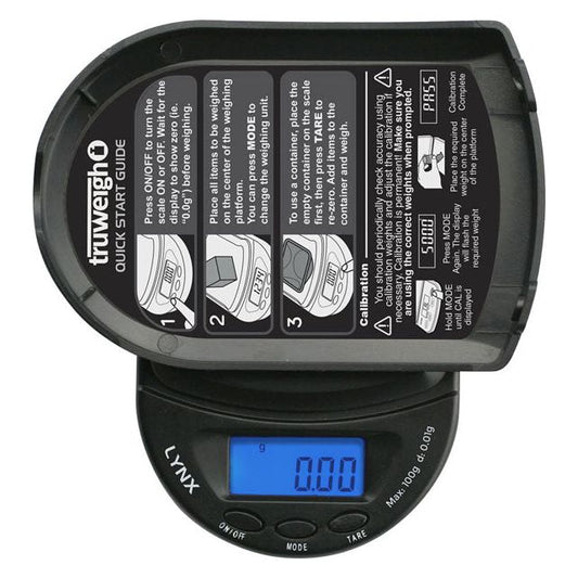 Truweigh Lynx Scale - Black x 0.1g