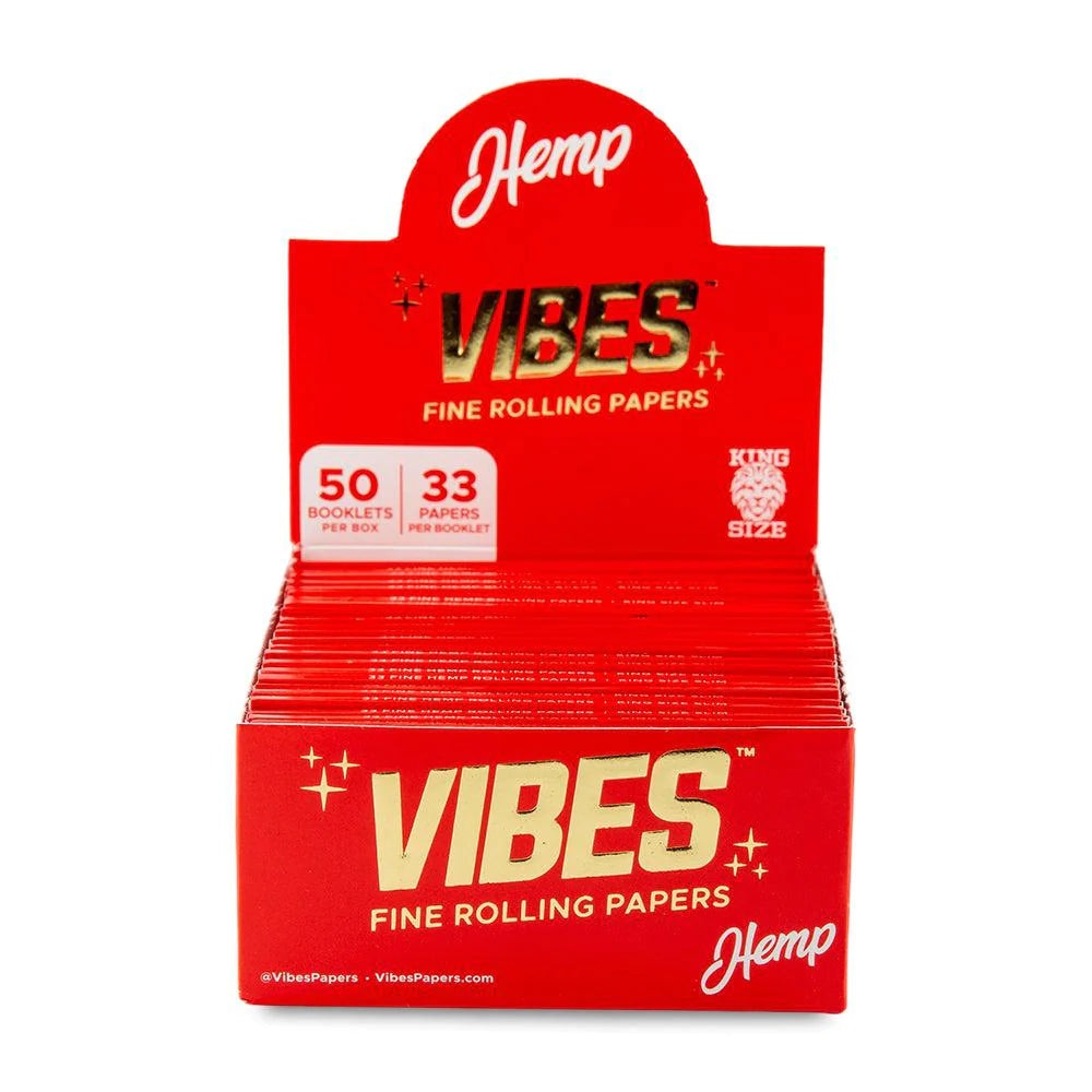 Vibes Papers King Slim - Hemp - 50ct