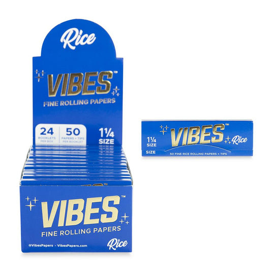 Vibes Papers 1 1/4 - Rice - 50ct