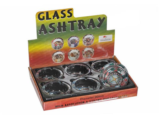 Glass Ashtray Display - 6CT