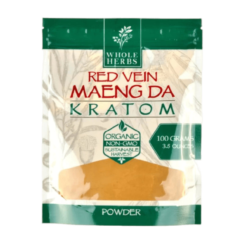 WHOLE HERBS RED MAENG DA KRATOM 3.5oz