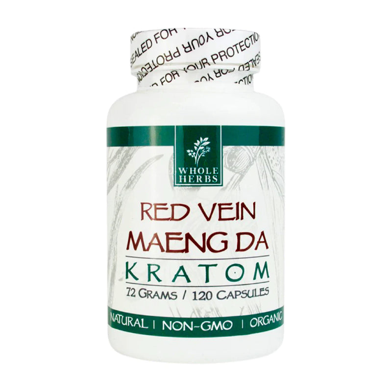 WHOLE HERBS RED MAENG DA KRATOM CAPS
120CT