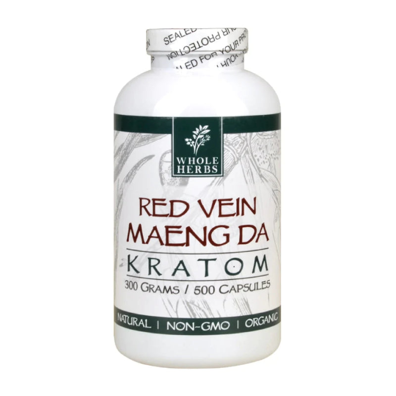 WHOLE HERBS RED MAENG DA KRATOM CAPS
500CT