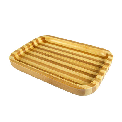Smokezilla Bamboo Wood Rolling Tray | 7"x5"| - 6ct