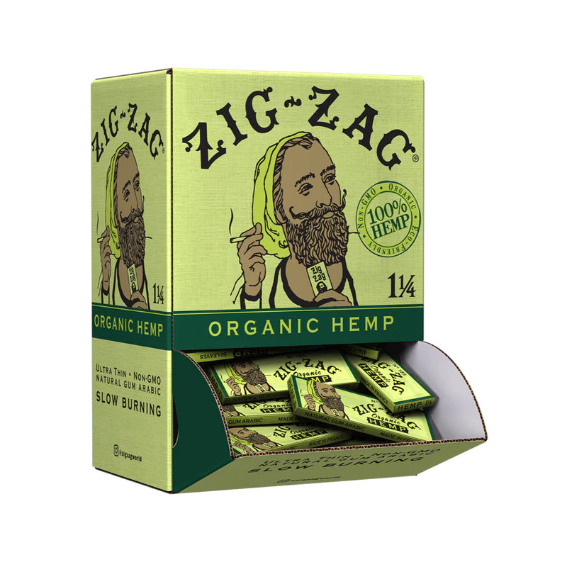 Zig Zag 1 1/4 Papers - Organic Hemp - 48ct